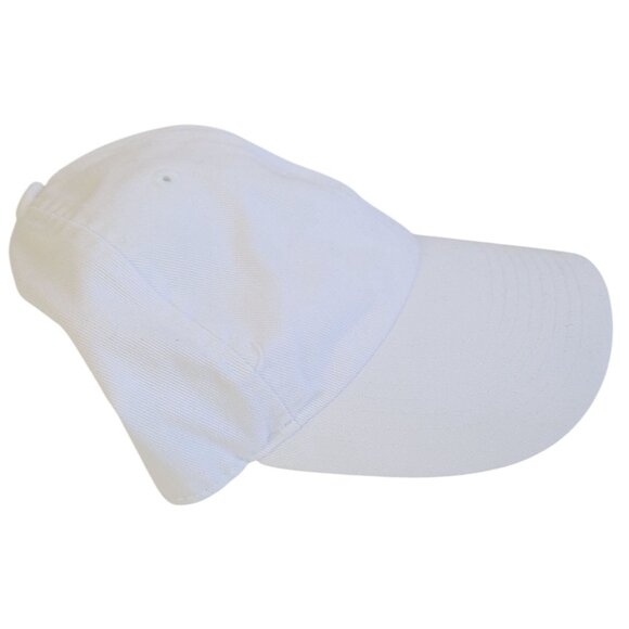 Nike Hat Cap Strap Back White Black Swoosh Embroidered Casual Men's Adjustable - Picture 5 of 12